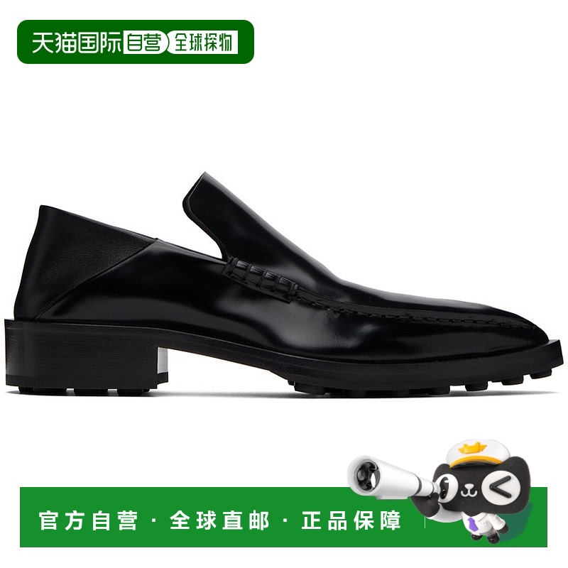 1h可退 潮奢 Jil Sander 吉尔 桑达 女士 黑色乐福鞋 J15WR0014P2