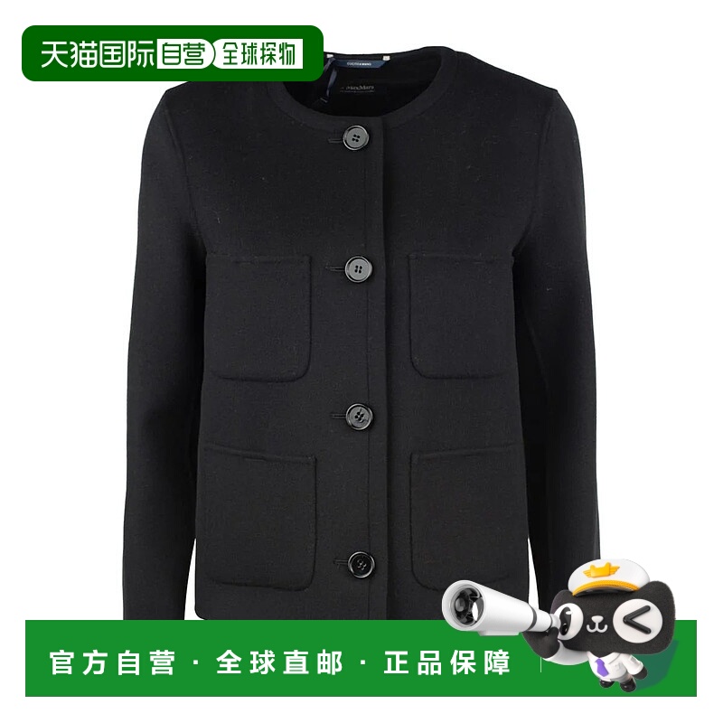 1h可退 MAX MARA 女士外套 REGINA AW2025 黑色 Max Mara Black V