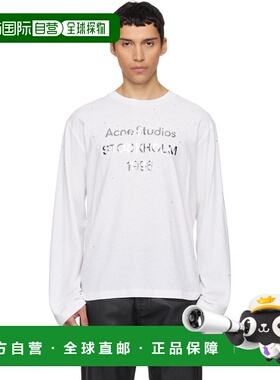 1h可退 潮奢 Acne Studios 艾克妮 男士 白色徽标 T 恤 CL0416
