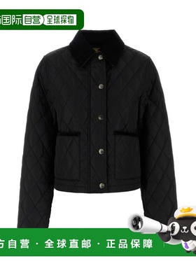 BURBERRY 女士夹克 8107465C1900 AW2025 黑色 Black nylon jacke