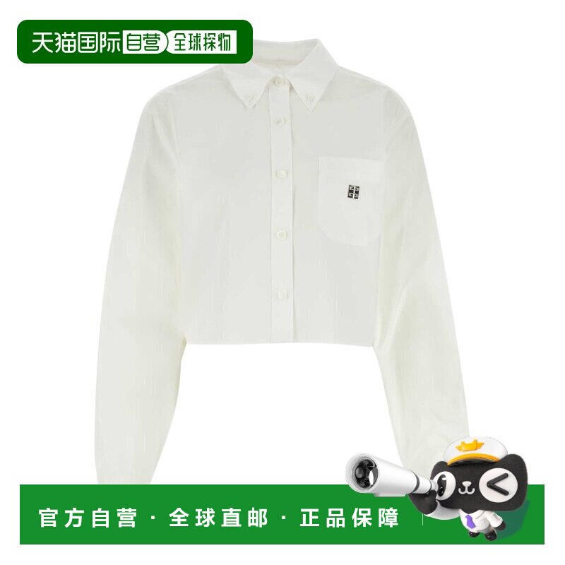 1h可退 奢淘 Givenchy 长袖短款衬衫 女 BW617X14M6