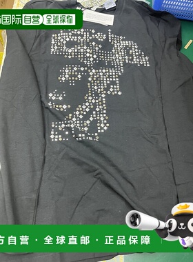 VERSACE 男士T恤 V800670VJ00143V9000 SS2021男装灰色长袖上衣