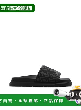 FENDI 男士凉鞋 7X1674AF5TF1OOG AW2025 黑色 'Fendi Diagonal'