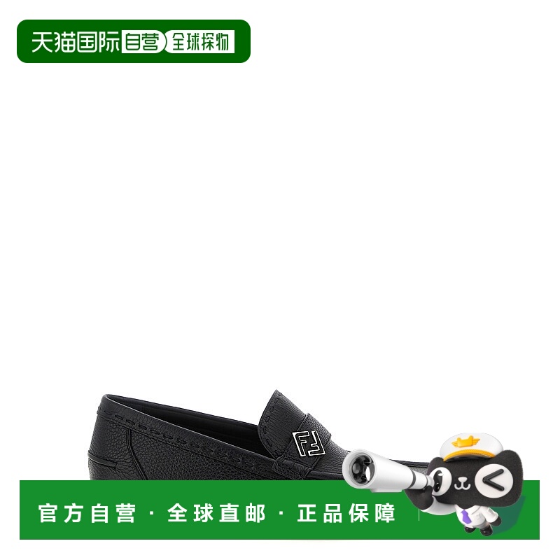 1h可退 FENDI 男士商务正装鞋 7D1804TDKF0QA1 AW2025 黑色 'FF M