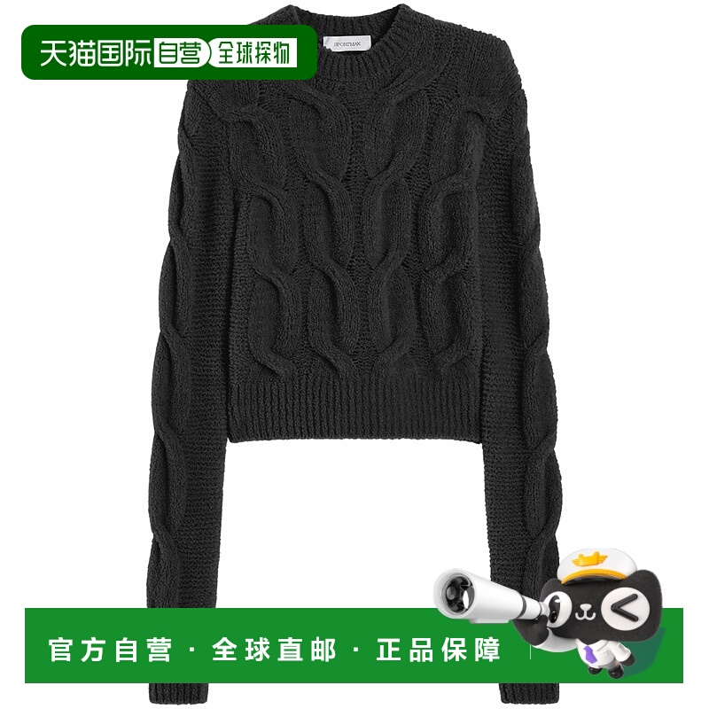 1h可退 MAX MARA 女士卫衣 NUVOLE003 AW2025 黑色