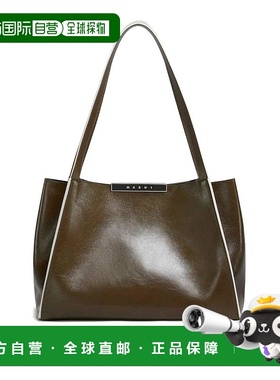 MARNI 女士斜挎包 SHMP152U0P853300V58 AW2025 深棕色托特包