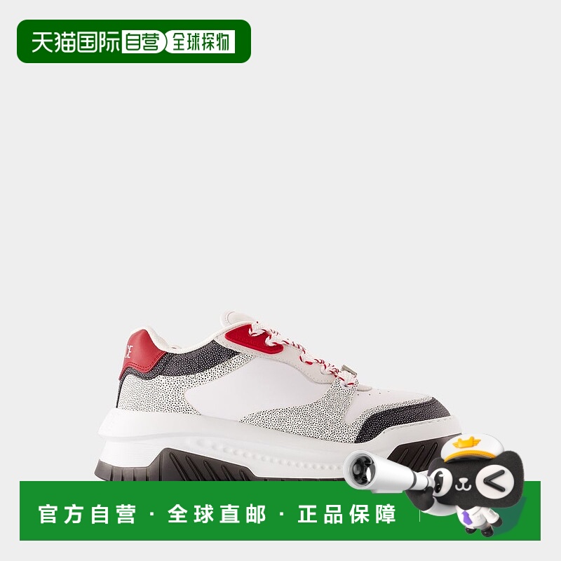 1h可退 潮奢 Versace 范思哲 男士 圆头运动鞋 10154371A12170