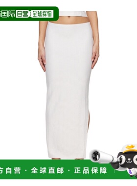 A.P.C. 女士半身裙 PAAFNF06408AAD SS2024 白色 Salome 开叉半身