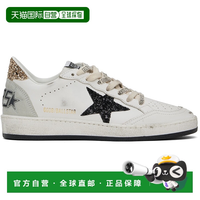 1h可退 潮奢 GOLDEN GOOSE 女士 灰白色 Ball Star 运动鞋 GWF001