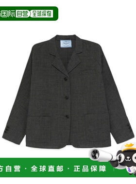 PRADA 女士西服 P557PY17N1SOOOF0480 SS2025 灰色外套西装