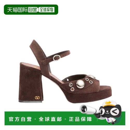 VALENTINO 女士凉鞋 WS0NZ2YTB0TO SS2026 棕色 粗跟高跟凉鞋