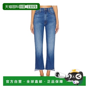 denim mother 女士 Step 1h可退 高腰骑士及踝磨损牛仔裤 潮奢
