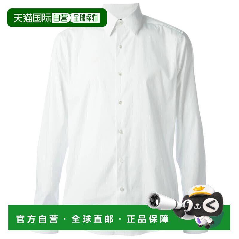 1h可退THEORY 男士衬衫 A0674535100 AW2025 白色 长袖衬衫男装图片
