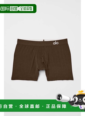 alo yoga 纯色四角透气平角短裤 男款a0191m