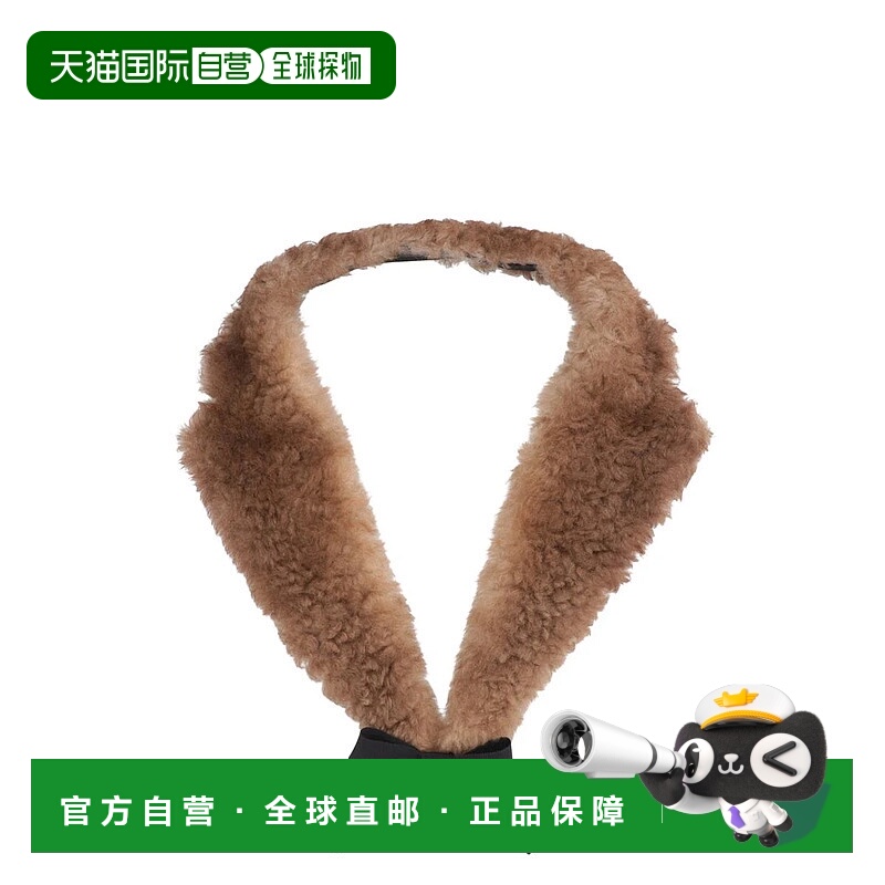 1h可退 PRADA 女士围巾 57051SOOO17WYF098L AW2025 棕色 Prada S