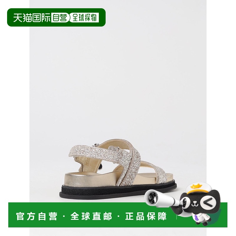 1h可退 JIMMY CHOO 女士凉鞋 VERITYSANDALFLATGKSANDCRYSTAL