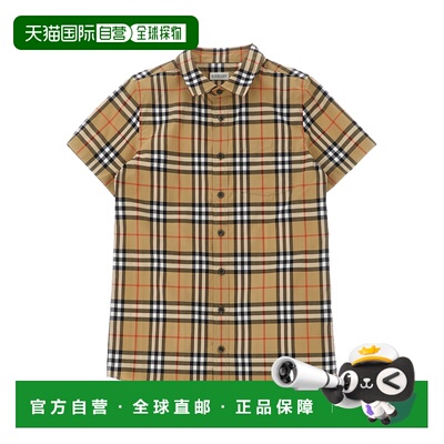 BURBERRY 男童衬衫 8117145SANDIPCHECK SS2026 花色