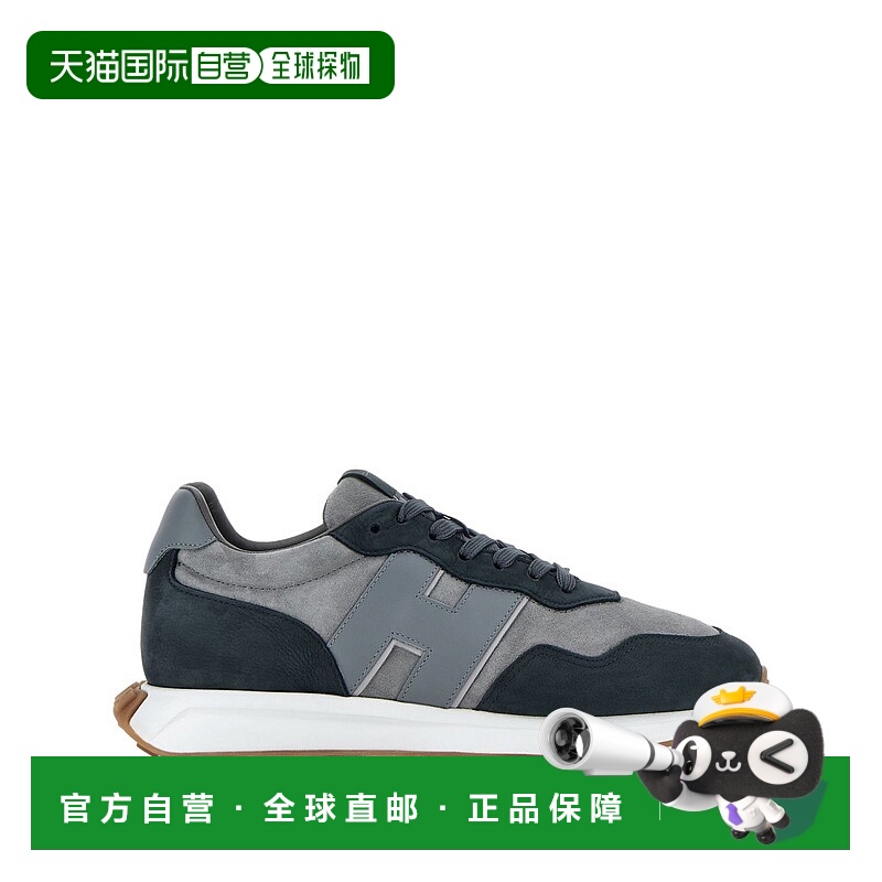 1h可退 HOGAN 男士运动鞋 HXM6010EH41U3Z0ACJ SS2025 灰色