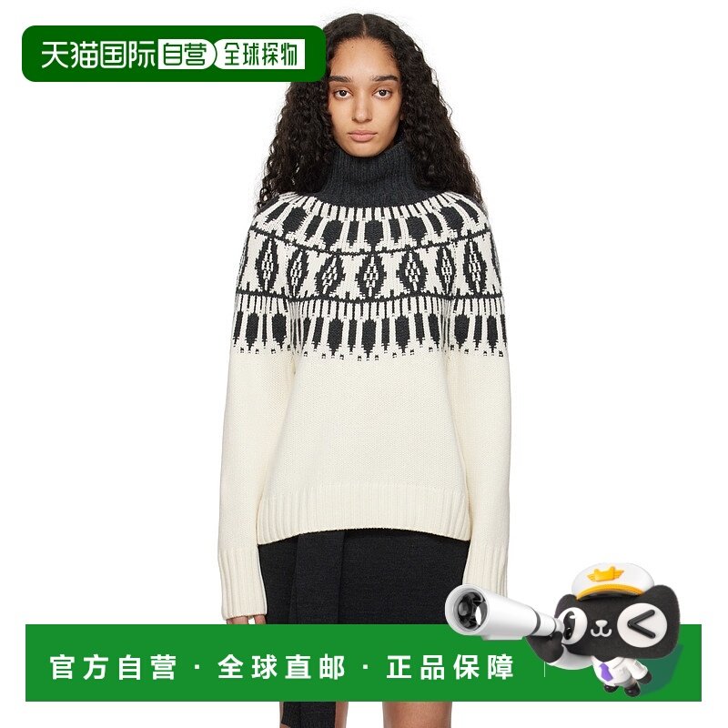 潮奢 Arch4 女士 白色 Whistler 高领毛衣 KNJP24234B