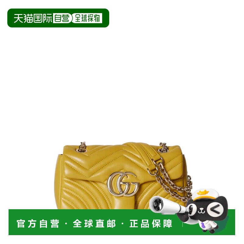 GUCCI 女士单肩包 837280AAE387316 SS2026 黄色