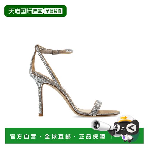 JIMMY CHOO 女士凉鞋 MOZA100SHHLIGHTSOFTGOLDCRYSTAL