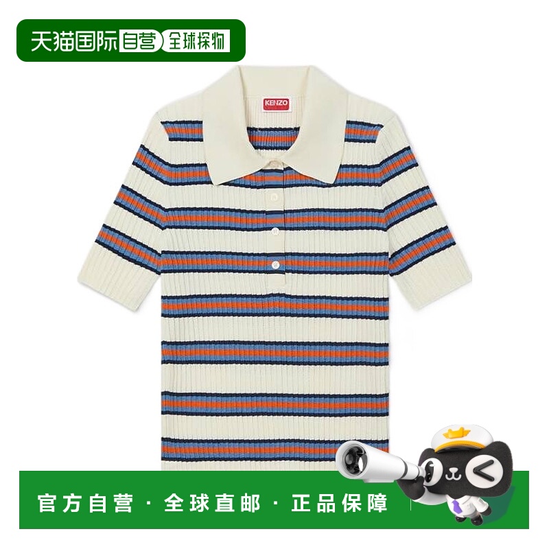 1h可退 KENZO 女士POLO衫 FF62TO6003CD02 AW2025 花色 棉质针织 - 封面