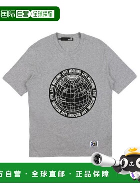 1h可退 MOSCHINO 男士T恤 M471702M3517B588 SS2022 灰色