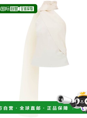 MAGDA BUTRYM 女士衬衫 145424CREAM SS2024 黑色 Scarf 吊带