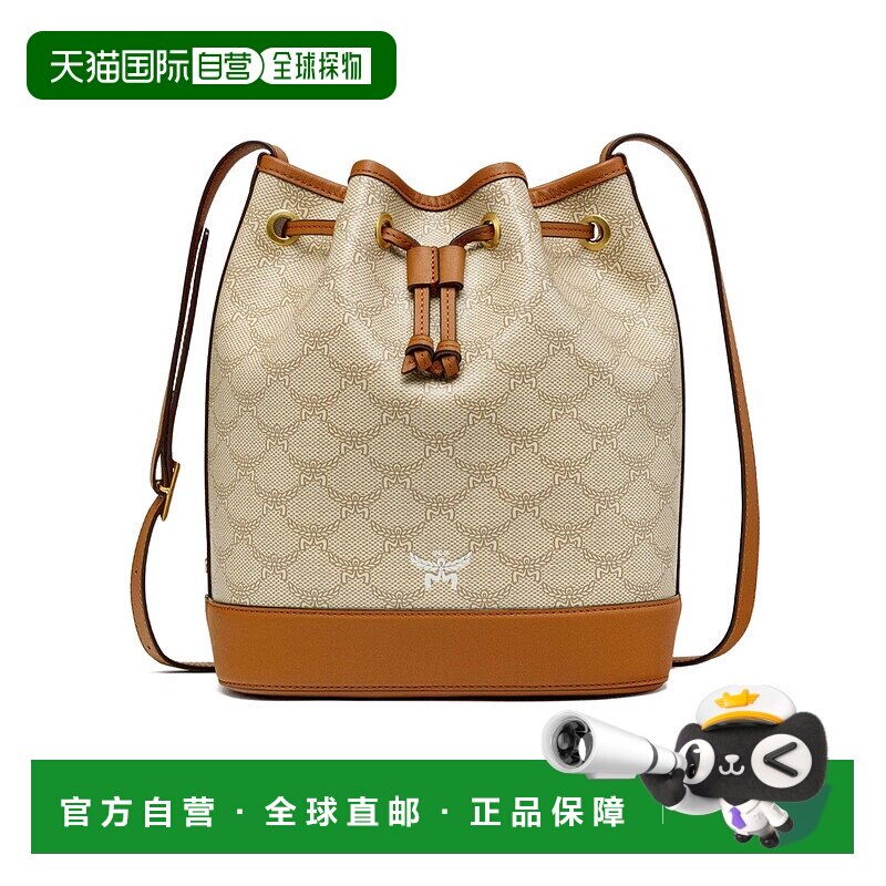 MCM 女士斜挎包 MWDESAC01I9001 AW2025 花色 可调节肩带单肩包