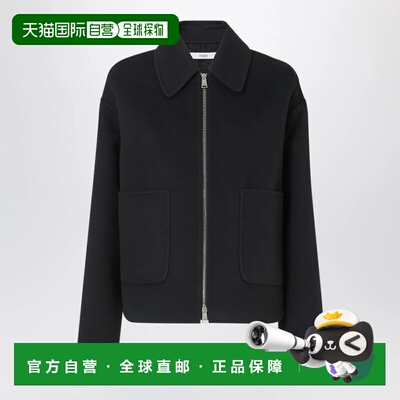FENDI 女士夹克 FW5166B1HEF0QA1 AW2026 黑色 Black FF Zucca wo