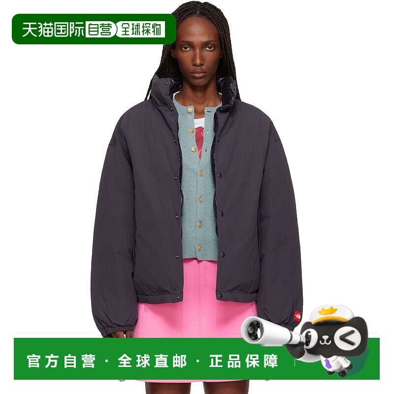 1h可退 潮奢 the north face 北面 女士 黑色 TNF Red Box 羽绒夹