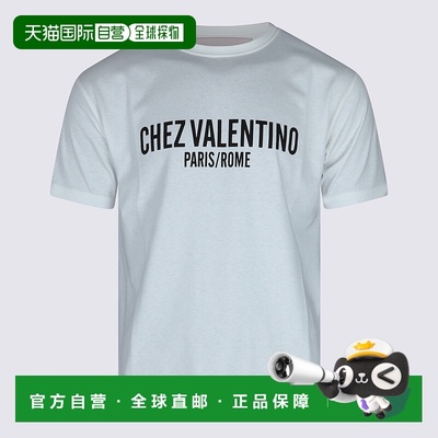 VALENTINO 男士T恤 6V3MG16PAPGA03 SS2025 白色 COTTON T-SHIRT