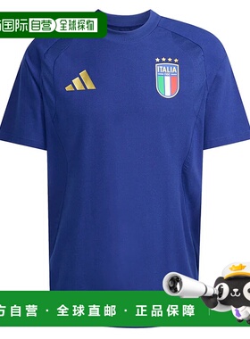 ADIDAS 男士运动服 JY7056BLU CO 蓝色 MAGLIA UOMO ITALIA FIGC