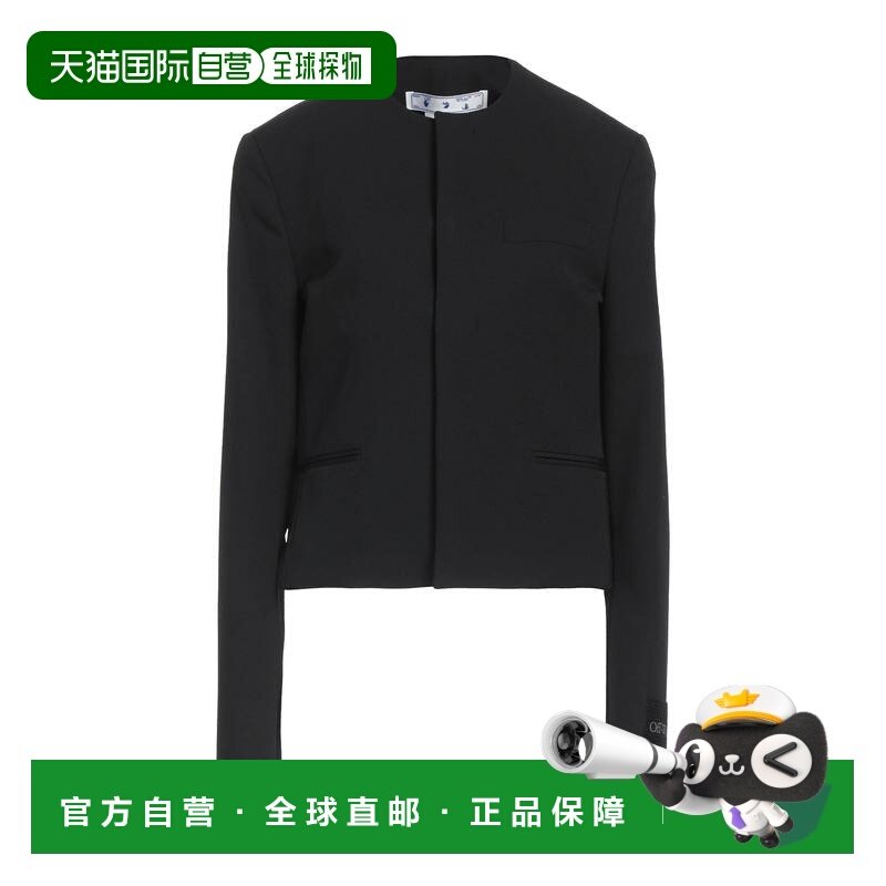 1h可退 潮奢 off-white 女士 西装外套 black黑色 舒适时尚,女装/女士精品,西装,淘宝优惠券,粉丝福利购,淘宝优惠卷