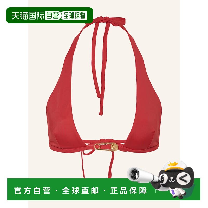 1h可退 VERSACE 女士泳装 100166676218000 CO 红色 Triangle bik