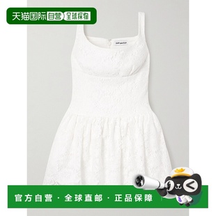 潮奢 褶裥齿纹蕾丝迷你连衣裙 Self 女士 AW2508 Portrait 1h可退