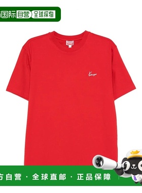 KENZO 男士T恤 FF65TS2604SG25 AW2025 红色 GOTS ARCHIVE BOUQUE
