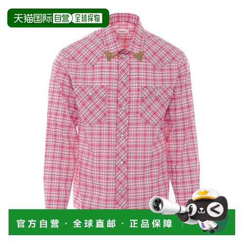 VERSACE 男士衬衫 10249541A179036R680RED SS2026