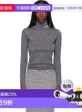 1h可退 潮奢 Jil Sander 吉尔 桑达 女士 灰色高领毛衣 J40GC0020