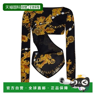 AW2023长袖 VERSACE 75HAM209JS204G89 女士T恤 连体衣 JEANS