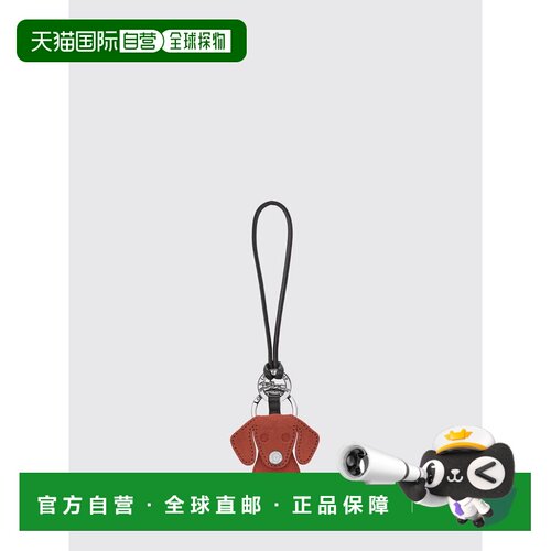 LONGCHAMP 女士钥匙扣 36110J57213 SS2026 红色 Portachiavi Dog