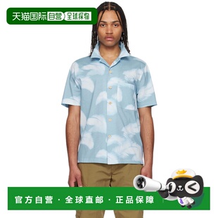 Casual M2R236X Paul 衬衫 短袖 Fit 蓝色 男士 Smith 潮奢 1h可退