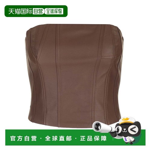 1h可退 AMIRI 女士衬衫 PS24WLT001CHOCOLATELAB SS2024上衣