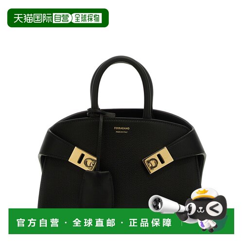 SALVATORE FERRAGAMO 女士手提包 768853NERO CO 【付后1h可退】