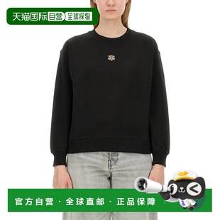 女士针织毛衣 长袖 FE52SW1484MF99J 黑色 卫衣 AW2024 KENZO