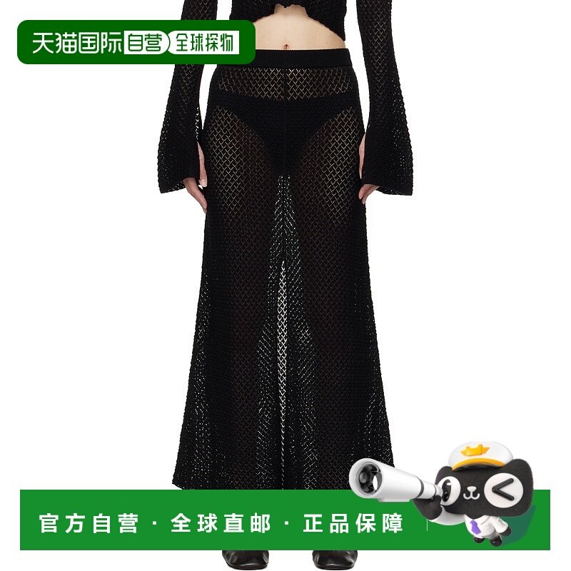 1h可退 潮奢 THE GARMENT 女士 黑色 Tanzania 半身裙 19081a字裙