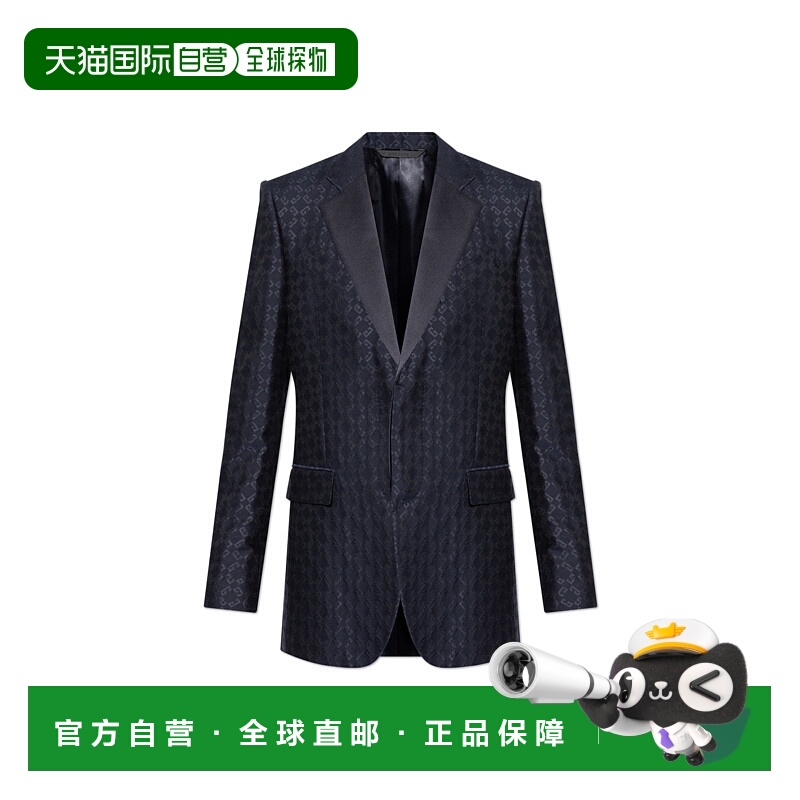 1h可退 GIVENCHY 男士西服 BM30GV15R1403 AW2024 深蓝色 单排扣