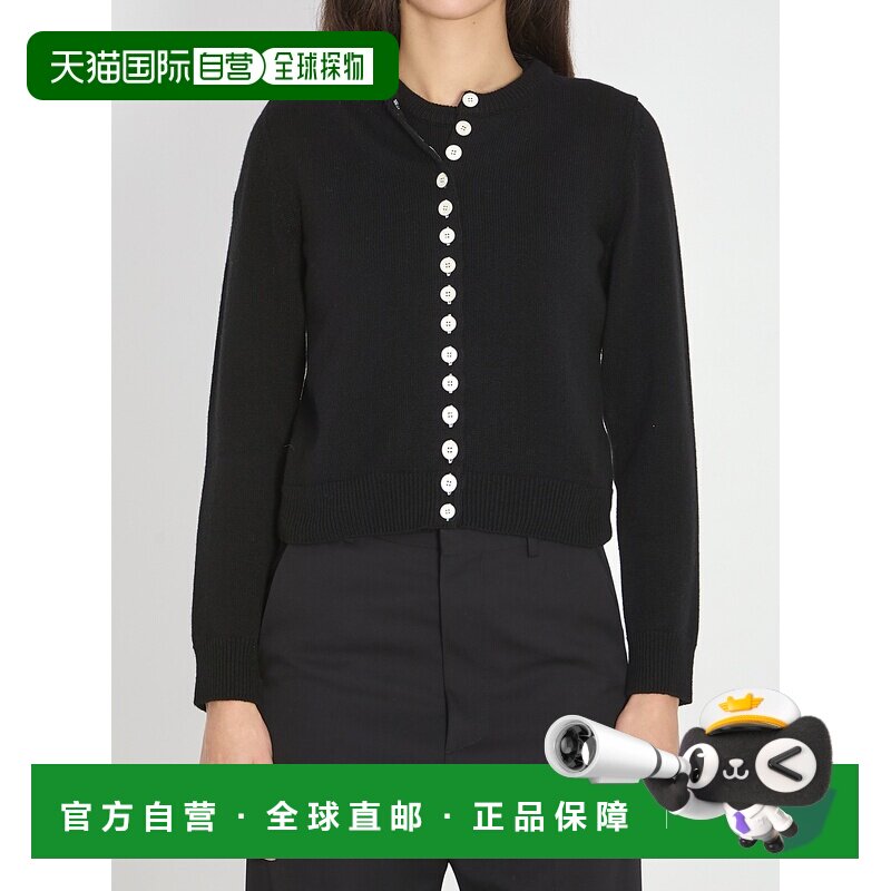 CELINE 女士针织衫 RY0NG317V38NO CO 黑色 TWINSET CARDIGAN