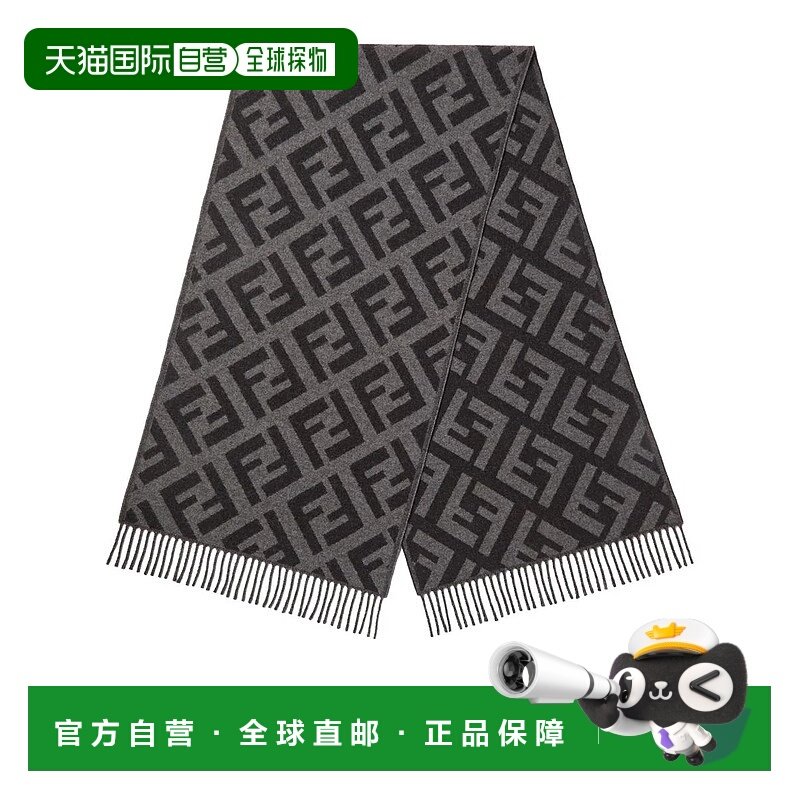 FENDI 男士围巾 FXT260AVP9F0D9BNEROGRIGIO SS2026