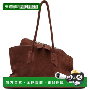1h可退 潮奢 The Attico 女士 黄褐色中号 La Passeggiata 手提包